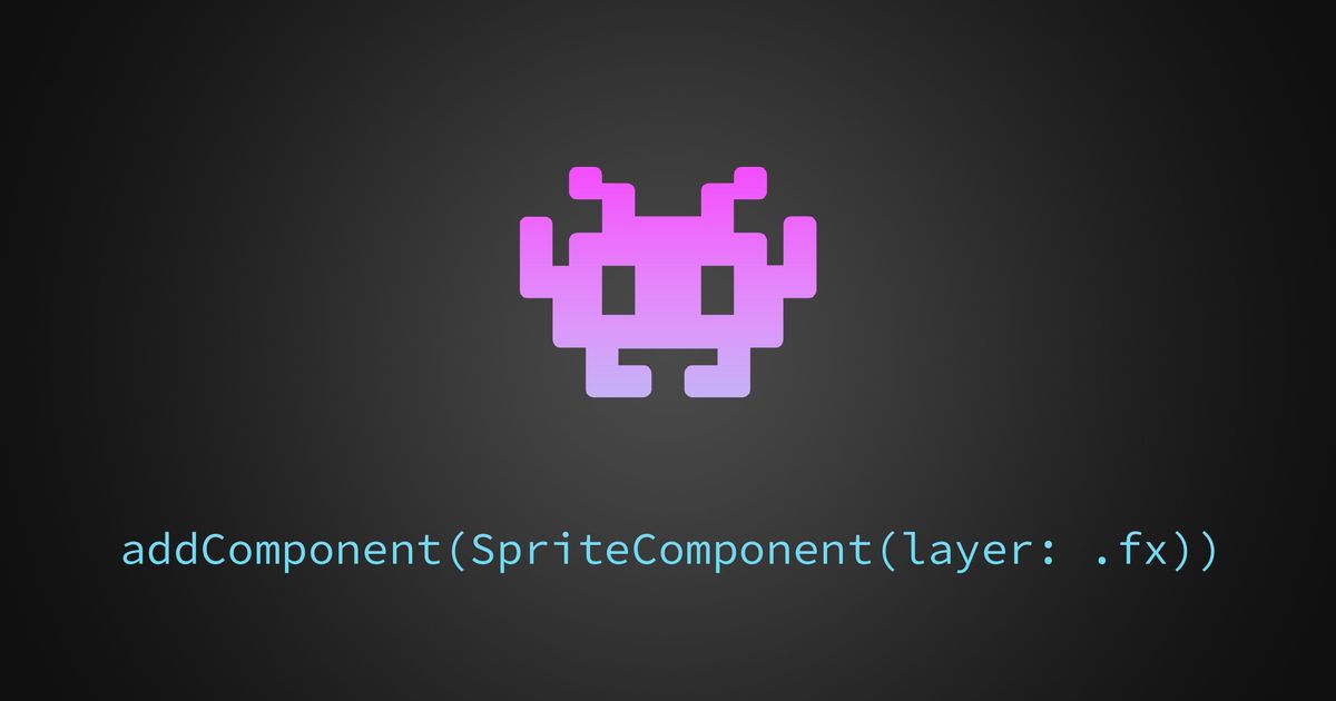 Sprite Component in GameplayKit - Johan Steen